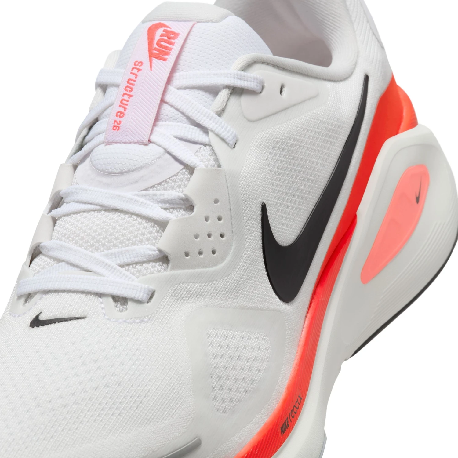 Nike Men’s Structure 26 (102 - White/Black-Bright Crimson-Photon Dust) 4 Nike Men’s Structure 26 (102 - White/Black-Bright Crimson-Photon Dust) - Image 4