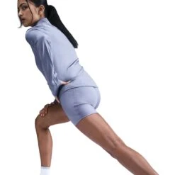 Nike Women's Swift High-Waisted 4" Tight Running Shorts with Pockets -TCRunning Shop AURORA HJ2258 499 PHSYD003 2000