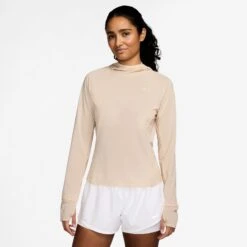 Nike Women's UV Protection Hooded Mid Layer (272 - Pearl White/Summit White)