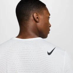 Nike Men's AeroSwift Dri-FIT ADV Short-Sleeve Running Top (121 - Summit White/Black) 10 Nike Men's AeroSwift Dri-FIT ADV Short-Sleeve Running Top (121 - Summit White/Black) -TCRunning Shop AURORA HJ3377 121 PHSYM003 2000