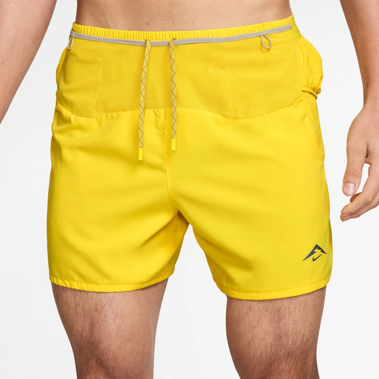 Nike Men's Trail Second Sunrise 5" Dri-FIT ADV Brief-Lined Running Shorts (718 - Lightening/Lightening/Desert Khaki/Black) 1 Nike Men's Trail Second Sunrise 5" Dri-FIT ADV Brief-Lined Running Shorts (718 - Lightening/Lightening/Desert Khaki/Black)
