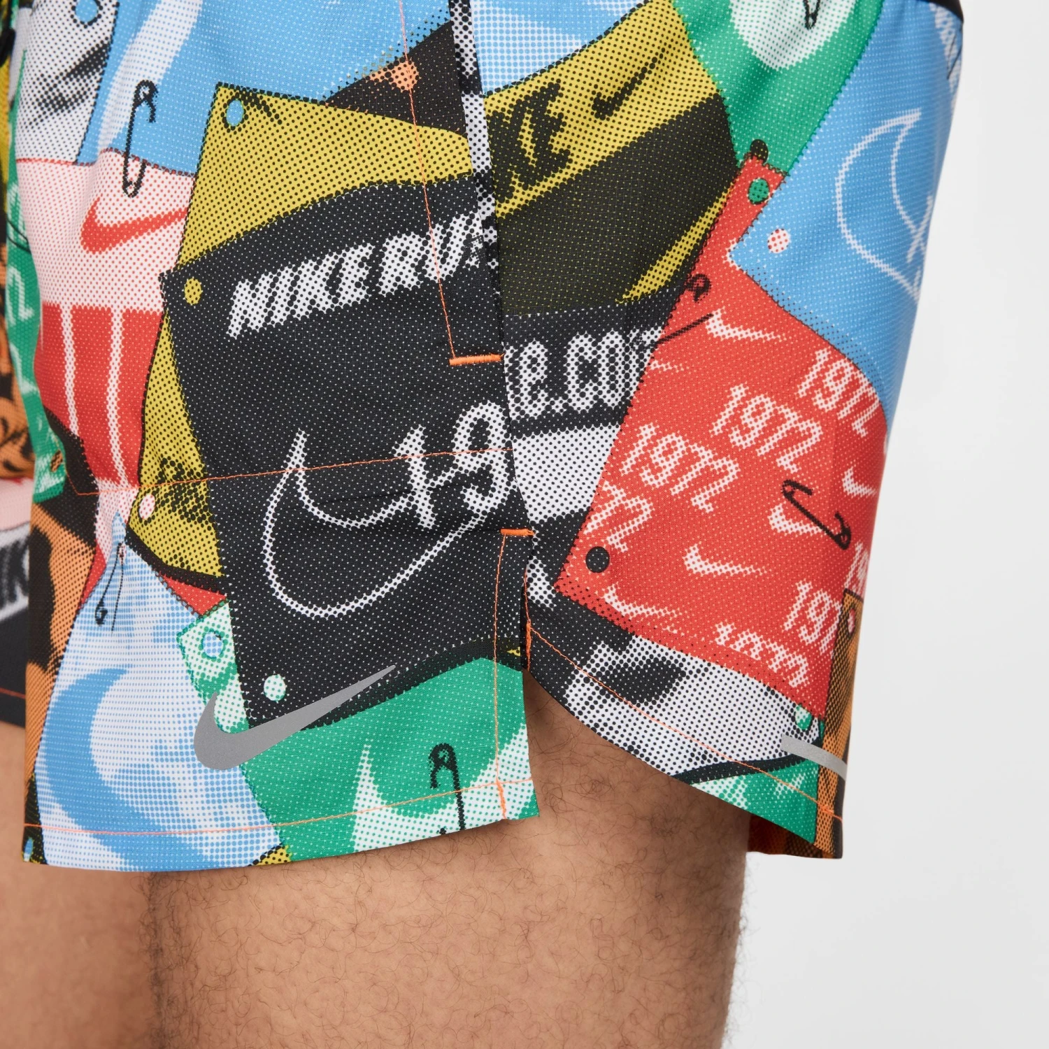 Nike Men's Stride Run Energy Dri-FIT 5" Brief-Lined Running Shorts (803 - Total Orange/Black/Black/Reflective Silver) 5 Nike Men's Stride Run Energy Dri-FIT 5" Brief-Lined Running Shorts (803 - Total Orange/Black/Black/Reflective Silver) - Image 5