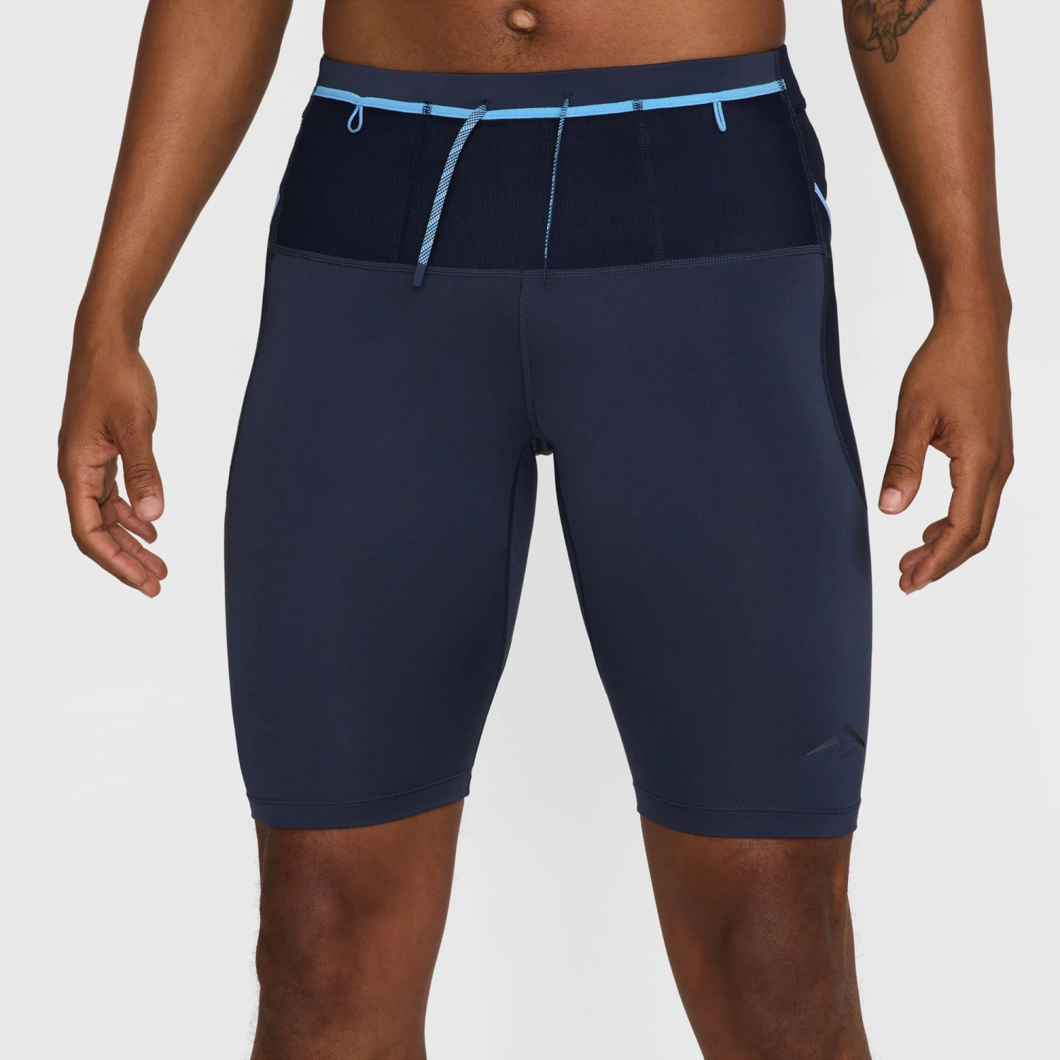Nike Men's Lava Loops Dri-FIT ADV Running Tights (437 - Thunder Blue/Obsidian/Black) 2 Nike Men's Lava Loops Dri-FIT ADV Running Tights (437 - Thunder Blue/Obsidian/Black) - Image 2