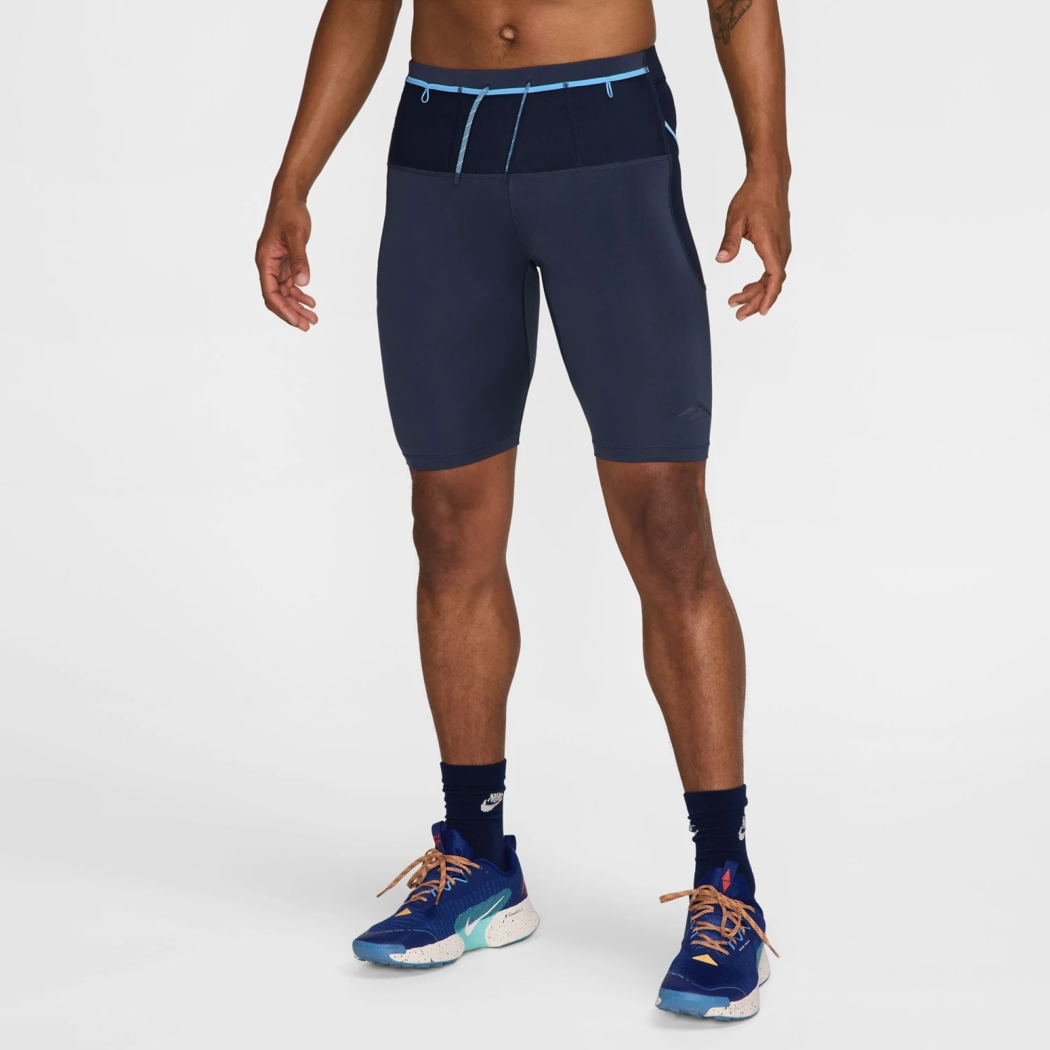 Nike Men's Lava Loops Dri-FIT ADV Running Tights (437 - Thunder Blue/Obsidian/Black) 1 Nike Men's Lava Loops Dri-FIT ADV Running Tights (437 - Thunder Blue/Obsidian/Black)