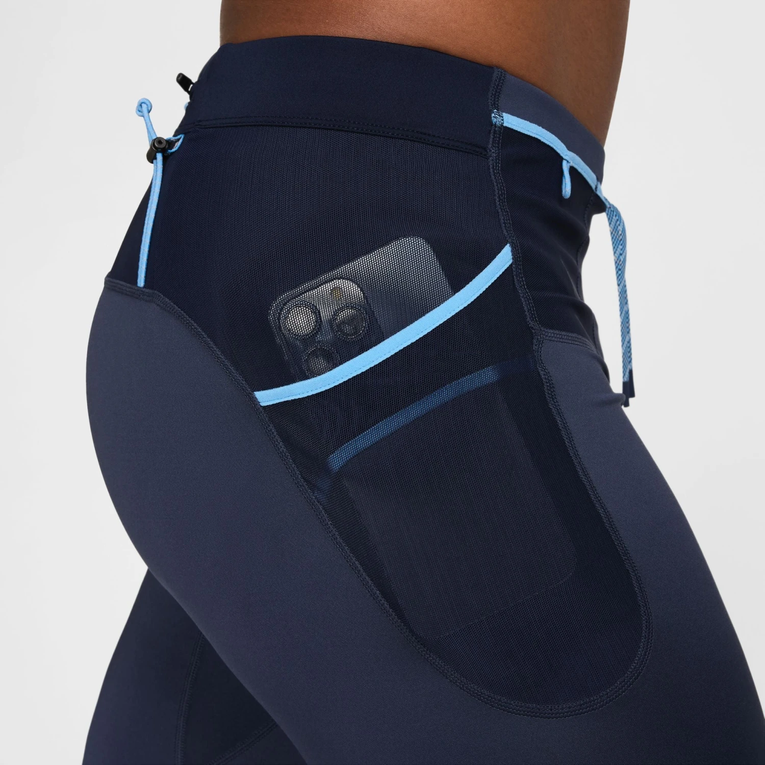 Nike Men's Lava Loops Dri-FIT ADV Running Tights (437 - Thunder Blue/Obsidian/Black) 5 Nike Men's Lava Loops Dri-FIT ADV Running Tights (437 - Thunder Blue/Obsidian/Black) - Image 5