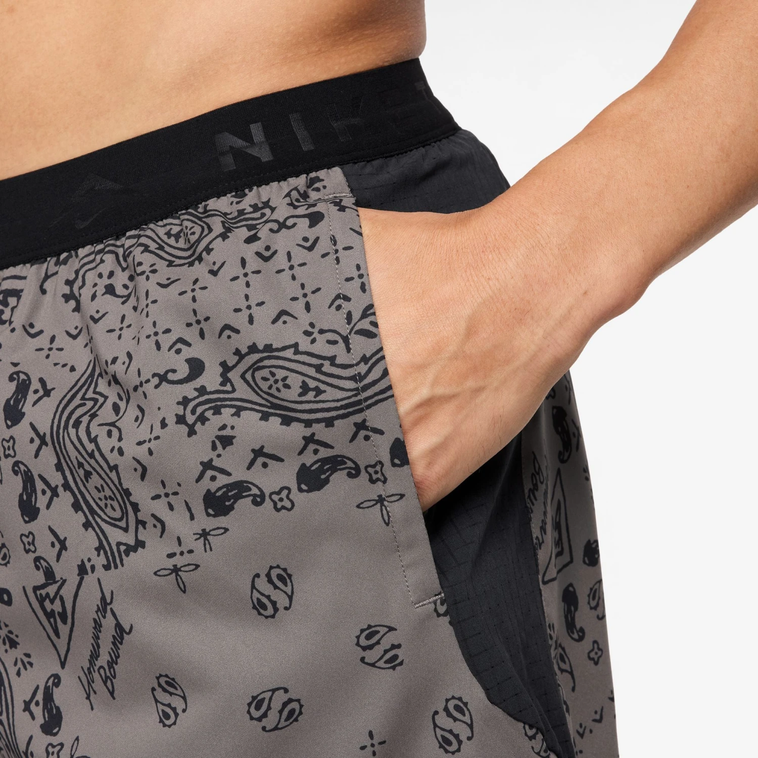 Nike Men's Trail Dri-FIT 6" Brief-Lined Running Shorts (289 - Cave Stone/Black/Black) 4 Nike Men's Trail Dri-FIT 6" Brief-Lined Running Shorts (289 - Cave Stone/Black/Black) - Image 4