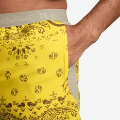 Nike Men's Trail Dri-FIT 6" Brief-Lined Running Shorts (718 - Lightening/Desert Khaki/Black) -TCRunning Shop AURORA HJ4174 718 PHSYM002 2000