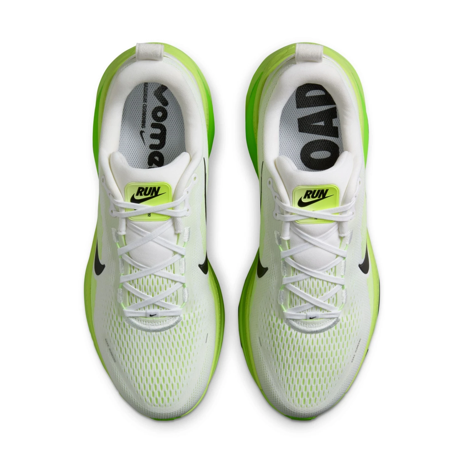 Nike Men's Vomero 18 (100 - White/Black-Electric Green-Volt) 7 Nike Men's Vomero 18 (100 - White/Black-Electric Green-Volt) - Image 7