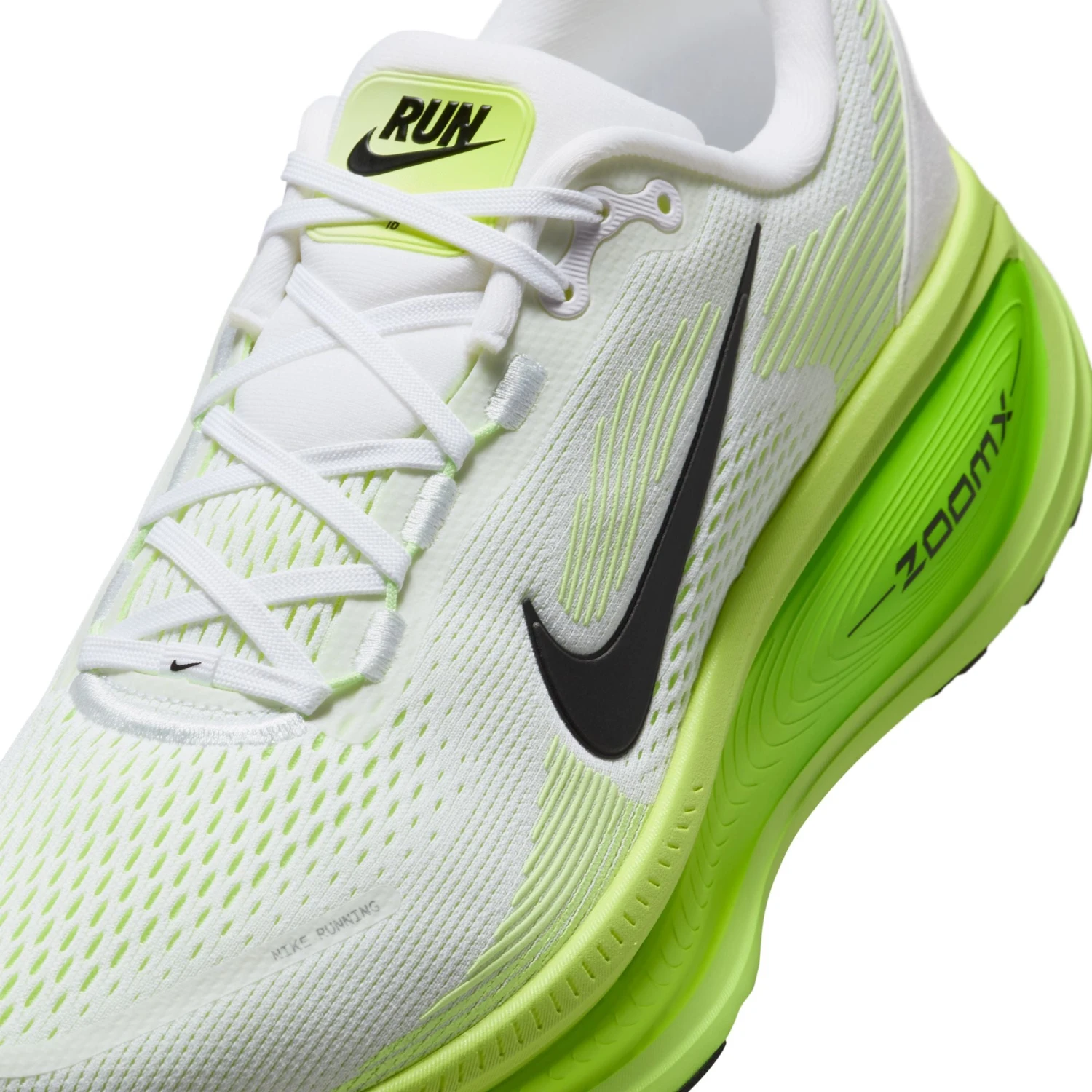 Nike Men's Vomero 18 (100 - White/Black-Electric Green-Volt) 4 Nike Men's Vomero 18 (100 - White/Black-Electric Green-Volt) - Image 4