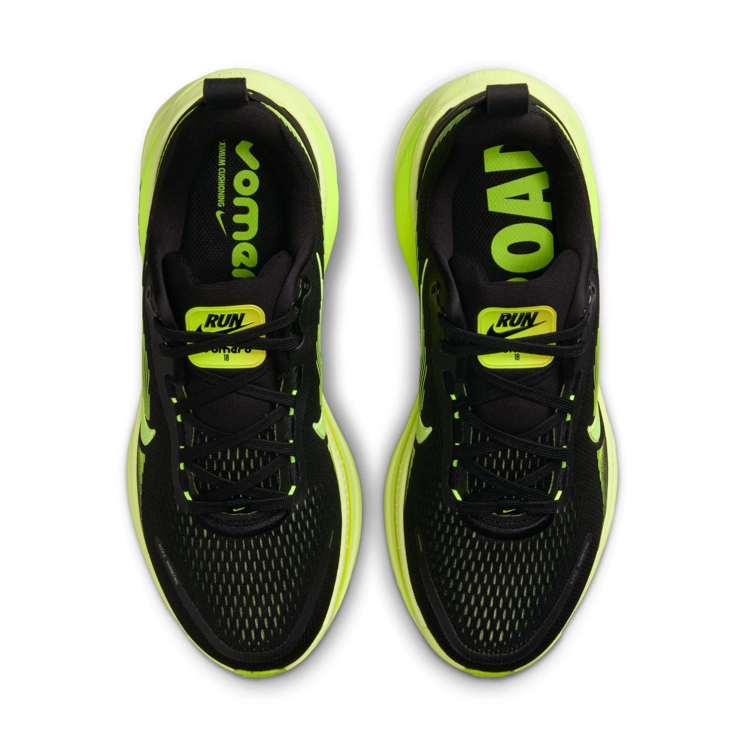 Nike Women's Vomero 18 (008 - Black/Volt-Cyber-Lt Lemon Twist) 8 Nike Women's Vomero 18 (008 - Black/Volt-Cyber-Lt Lemon Twist) - Image 8