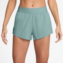 Nike Women's Swift Dri-FIT Mid-Rise 2.5" Brief-Lined Running Shorts