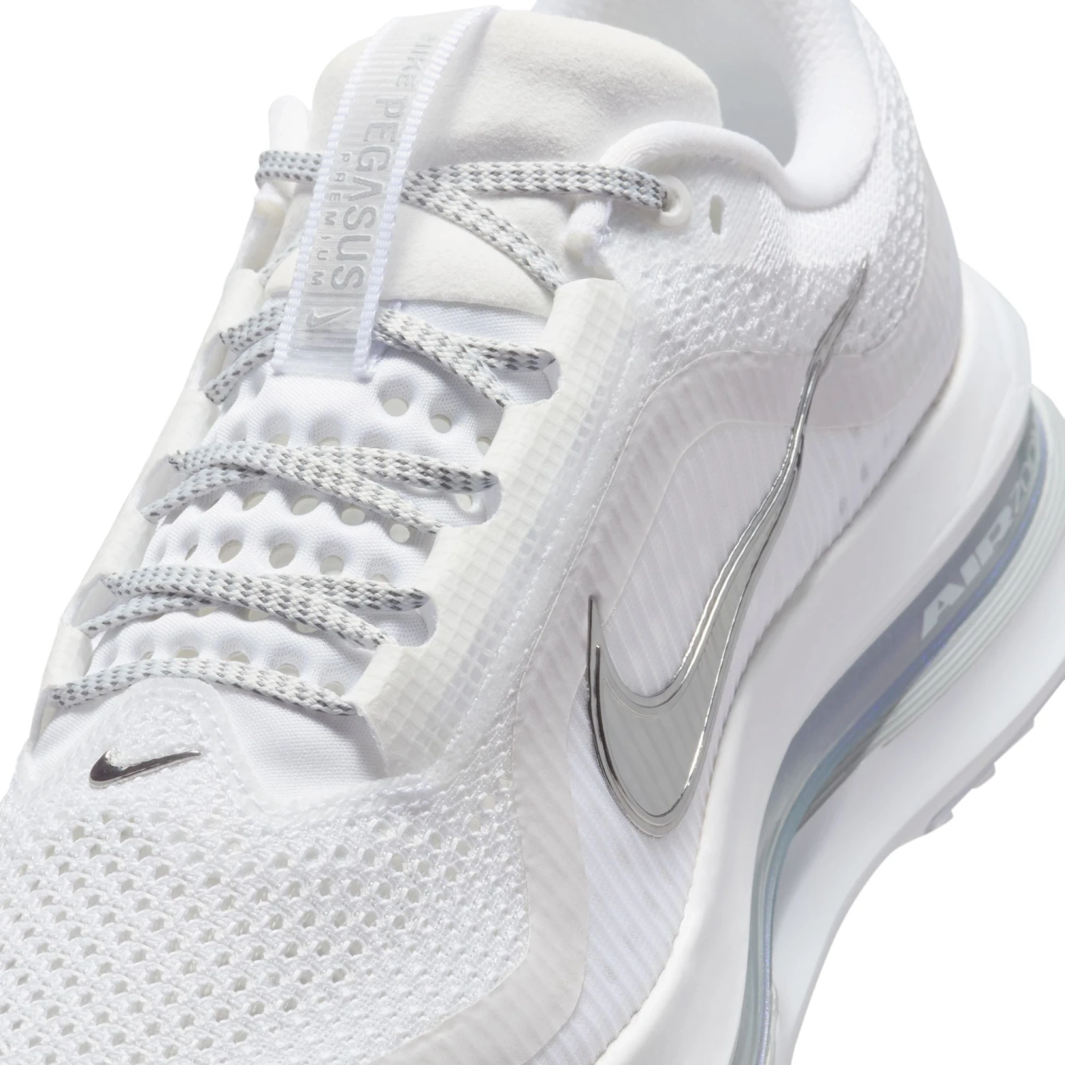 Nike Women's Pegasus Premium (102 - White/Metallic Silver-Metallic Silver) 4 Nike Women's Pegasus Premium (102 - White/Metallic Silver-Metallic Silver) - Image 4