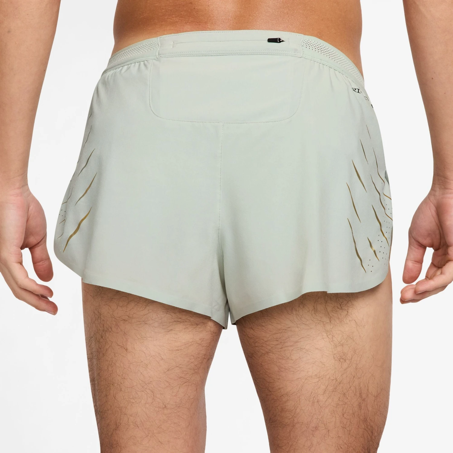 Nike Men's Aeroswift X Jakob Dri-FIT ADV 2" Brief-Lined Running Shorts (034 - Light Silver/Metallic Gold) 2 Nike Men's Aeroswift X Jakob Dri-FIT ADV 2" Brief-Lined Running Shorts (034 - Light Silver/Metallic Gold) - Image 2