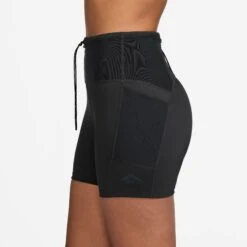 Nike Women's Dri-FIT High-Waisted 4" Tight Running Shorts (010 - Black/Black) 13 Nike Women's Dri-FIT High-Waisted 4" Tight Running Shorts (010 - Black/Black) -TCRunning Shop AURORA HV2352 010 PHSYM001 2000