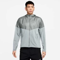 Nike Men's Miler Repel Winterized Running Jacket - Pure Platinum/Reflective Silver