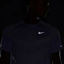 Nike Men's Stride Dri-FIT ADV Short-Sleeve Running Top (515 - Hydrangeas/Reflective Silver) -TCRunning Shop AURORA HV5203 515 PHSYM200 2000