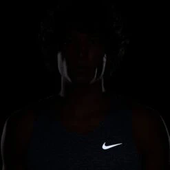 Nike Men's Stride Dri-FIT ADV Running Tank Top (437 - Thunder Blue/Heather/Reflective Silver) -TCRunning Shop AURORA HV5210 437 PHSYM200 2000