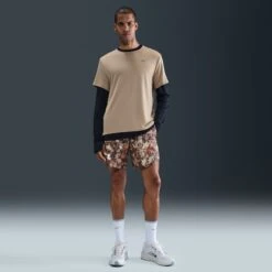 Nike Men's Dri-FIT 7" Brief-Lined Printed Running Shorts (011 - Black/White/Hemp/Reflective Silver) 18 Nike Men's Dri-FIT 7" Brief-Lined Printed Running Shorts (011 - Black/White/Hemp/Reflective Silver) -TCRunning Shop AURORA IH4512 011 PHSFMG01 2000