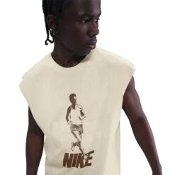 Nike Men's Sleeveless Running T-Shirt (113 - Coconut Milk) -TCRunning Shop AURORA IH4571 113 PHSYM001 2000