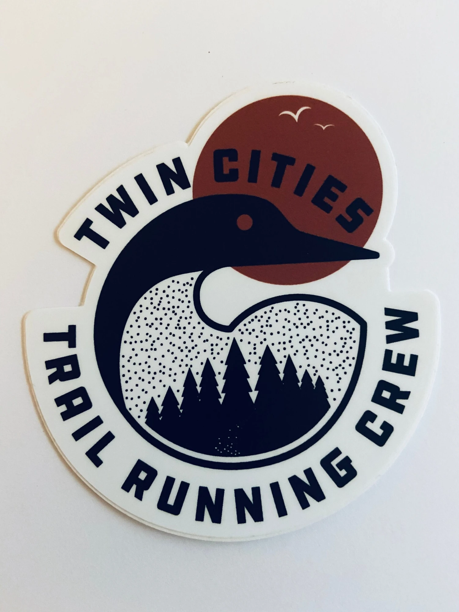 Twin Cities Trail Running Sticker - Minneapolis St. Paul Runner Decal 1 Twin Cities Trail Running Sticker - Minneapolis St. Paul Runner Decal