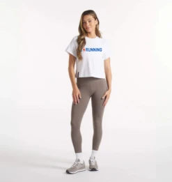 Women's TCRC X UNRL Boxy Ultra Tee (White) -TCRunning Shop CBT ULTR WHT2