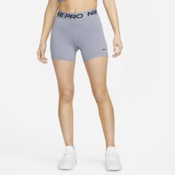 Nike Women's Pro 365 5" Training Shorts - Indigo Haze/Black