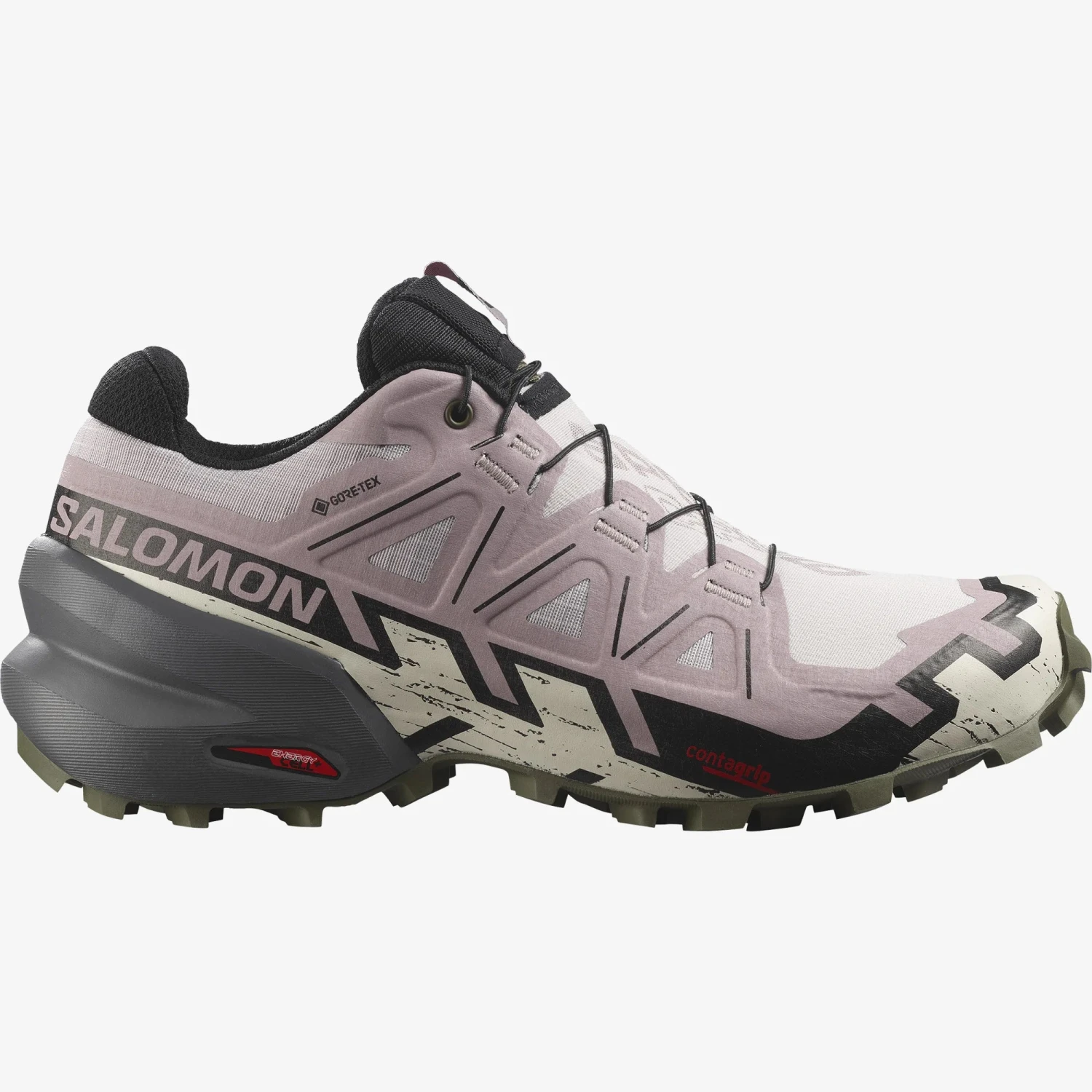 Salomon Women’s Speedcross 6 Gore-Tex (Ashes Of Roses/Black/Olive Night) 1 Salomon Women’s Speedcross 6 Gore-Tex (Ashes Of Roses/Black/Olive Night)