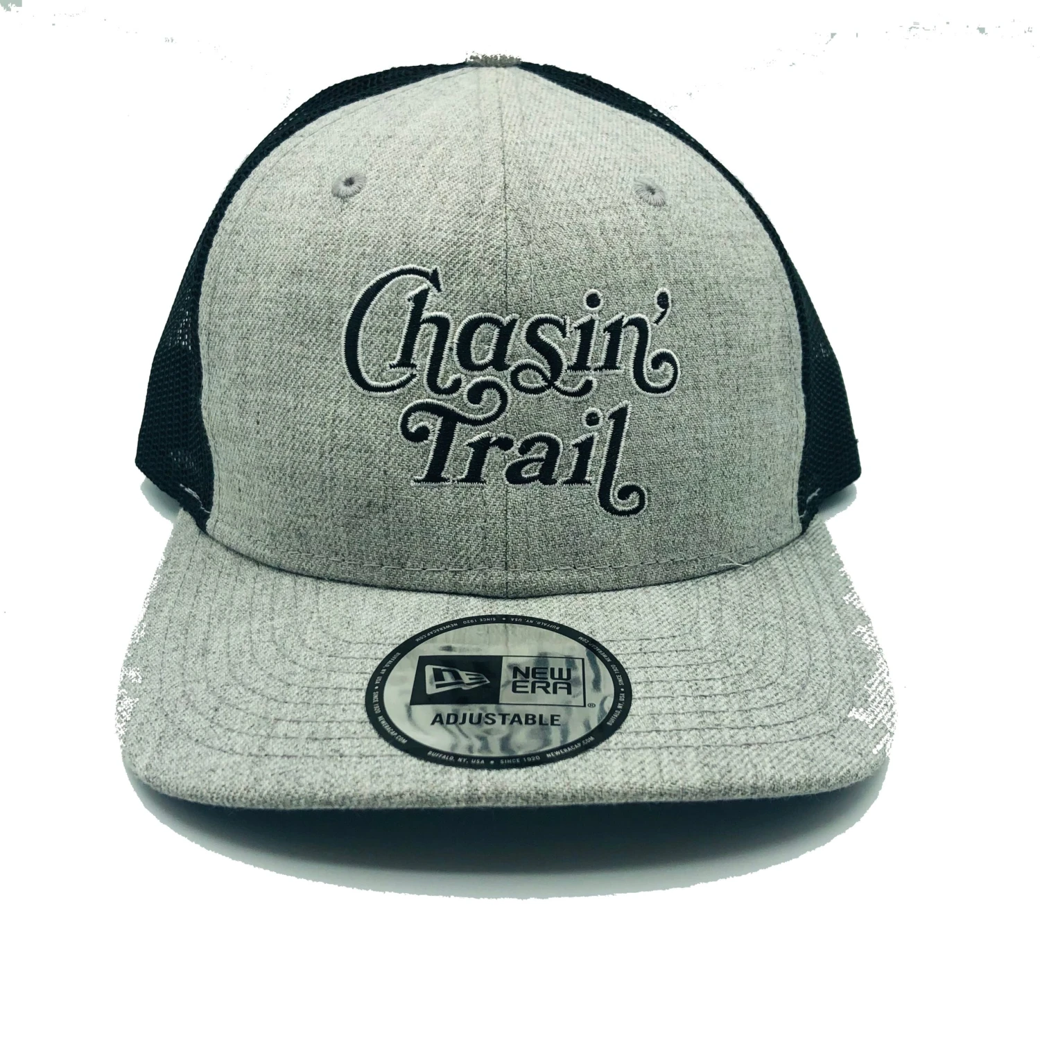TCRC Chasin' Trail Trucker Hat - Heather Grey/Black 1 TCRC Chasin' Trail Trucker Hat - Heather Grey/Black