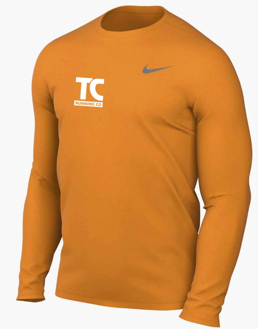 Men’s Nike X TCRC Legend Long Sleeve Tee (873 - Bright Ceramic/White) 1 Men’s Nike X TCRC Legend Long Sleeve Tee (873 - Bright Ceramic/White)
