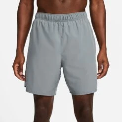 Nike Men's DRI-FIT Challenger 7" 2-in-1 Running Shorts (084 - Smoke Grey/Dark Smoke Grey/Reflective Silver) -TCRunning Shop DV9357 084 PHSYM001 2000