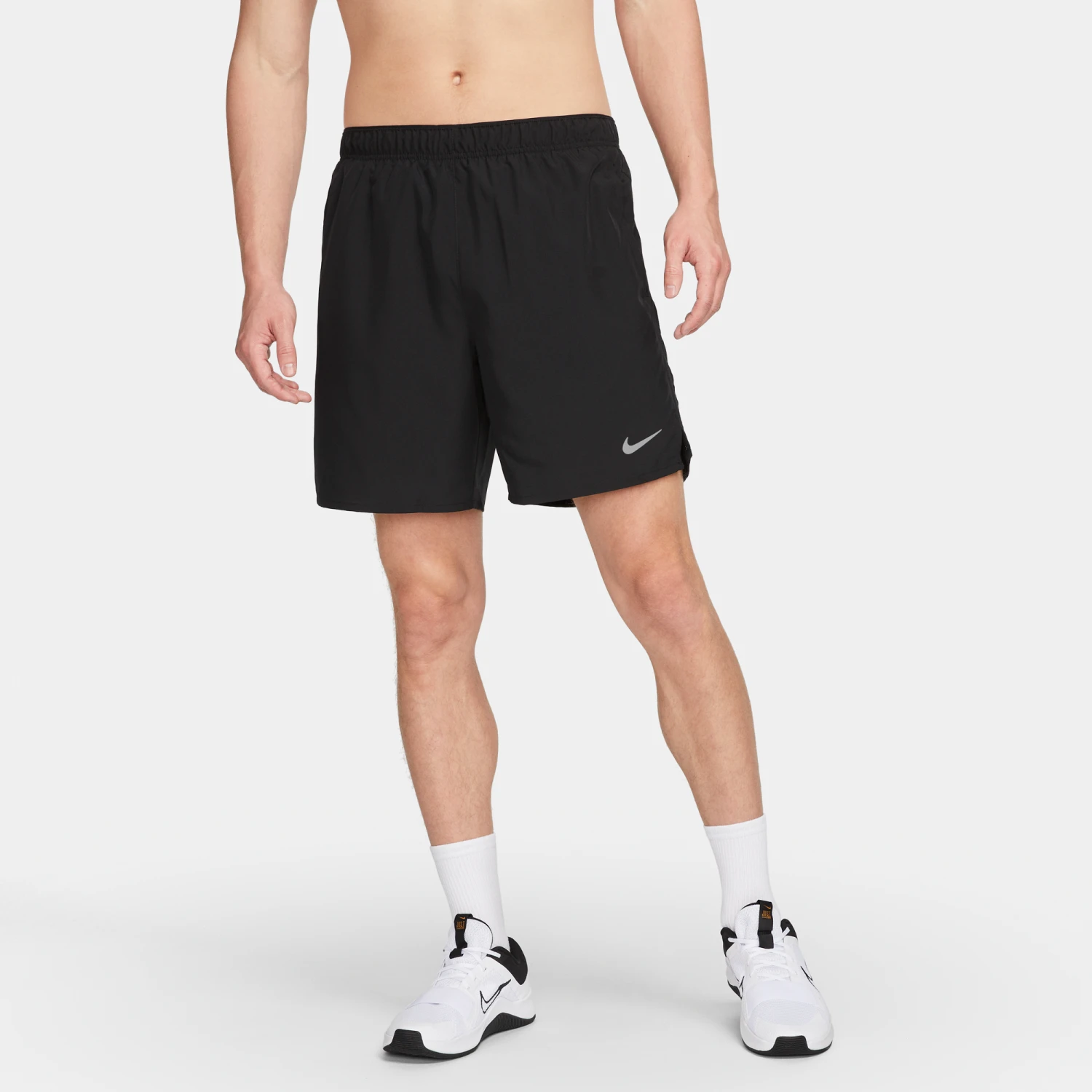 Nike Men's DRI-FIT Challenger 7" Brief-Lined Shorts (010 - Black/Black/Black/Reflective Silver) 1 Nike Men's DRI-FIT Challenger 7" Brief-Lined Shorts (010 - Black/Black/Black/Reflective Silver)