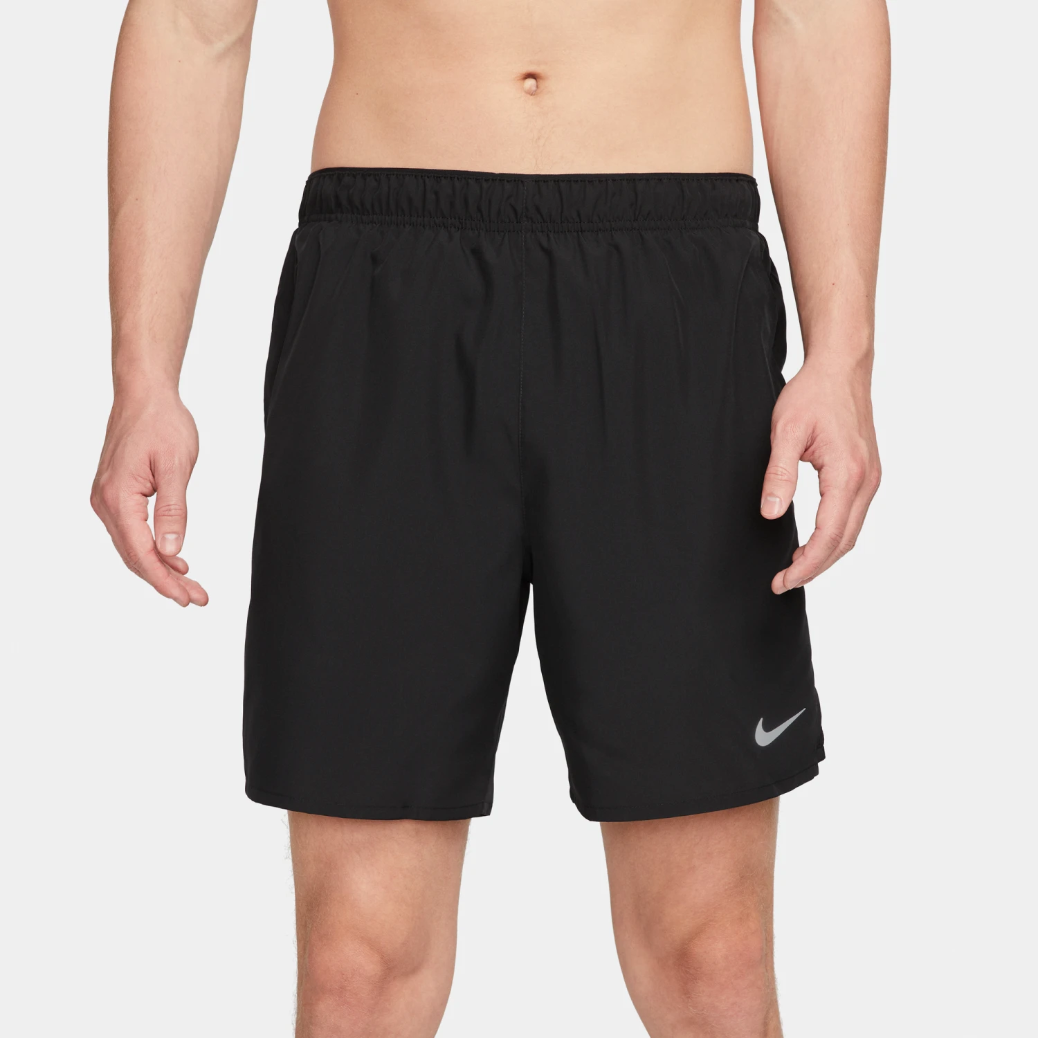 Nike Men's DRI-FIT Challenger 7" Brief-Lined Shorts (010 - Black/Black/Black/Reflective Silver) 2 Nike Men's DRI-FIT Challenger 7" Brief-Lined Shorts (010 - Black/Black/Black/Reflective Silver) - Image 2