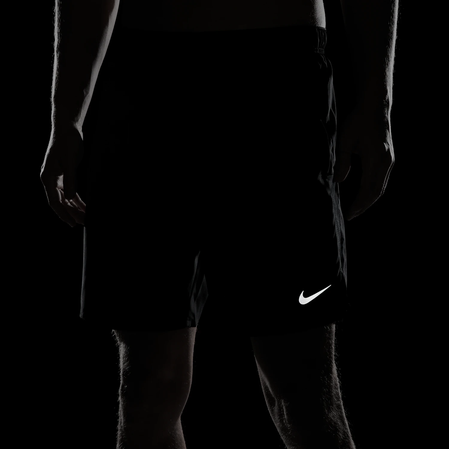 Nike Men's DRI-FIT Challenger 7" Brief-Lined Shorts (010 - Black/Black/Black/Reflective Silver) 9 Nike Men's DRI-FIT Challenger 7" Brief-Lined Shorts (010 - Black/Black/Black/Reflective Silver) - Image 9