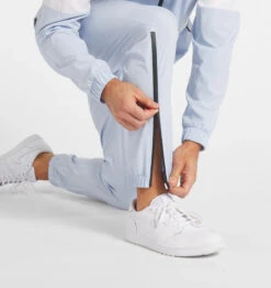 Men's DWR Track Pant (Sky Blue) 12 Men's DWR Track Pant (Sky Blue) -TCRunning Shop DWRTrackPant SkyBlue Zipper