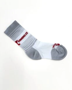 TCRC Custom Crew Socks (Grey/Red)