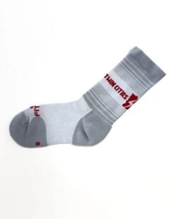 TCRC Custom Crew Socks (Grey/Red) -TCRunning Shop E5780627 7447 414A 9DA3 8C995A074557