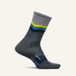 Feetures Unisex Merino 10 Max Cushion Mini Crew Socks