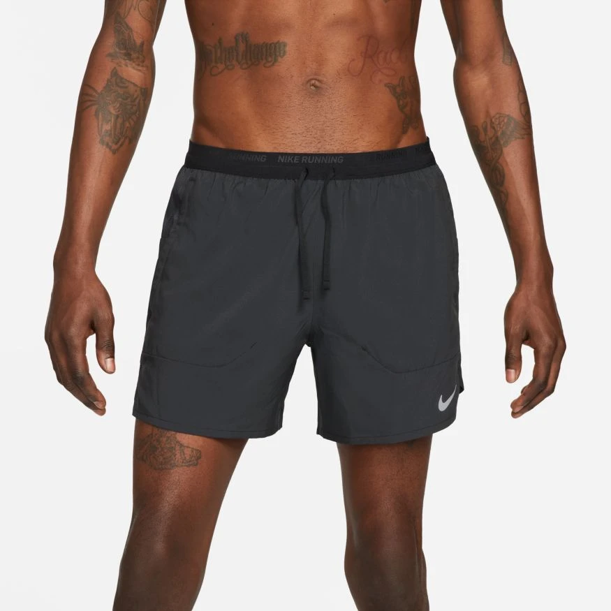 Nike Men's DRI-FIT Stride 5" Shorts (010 - Black/Black/Reflective Silver) 1 Nike Men's DRI-FIT Stride 5" Shorts (010 - Black/Black/Reflective Silver)