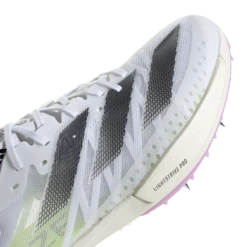 ADIDAS Unisex Adizero Ambition (Cloud White/Core Black/Green Spark) -TCRunning Shop IE5486 8 FOOTWEAR Photography DetailView1 transparent