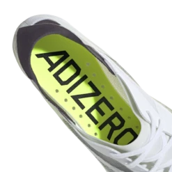 ADIDAS Unisex Adizero Finesse (Cloud White/Core Black/Green Spark) 10 ADIDAS Unisex Adizero Finesse (Cloud White/Core Black/Green Spark) -TCRunning Shop IE5487 7 FOOTWEAR Photography DetailView1 transparent