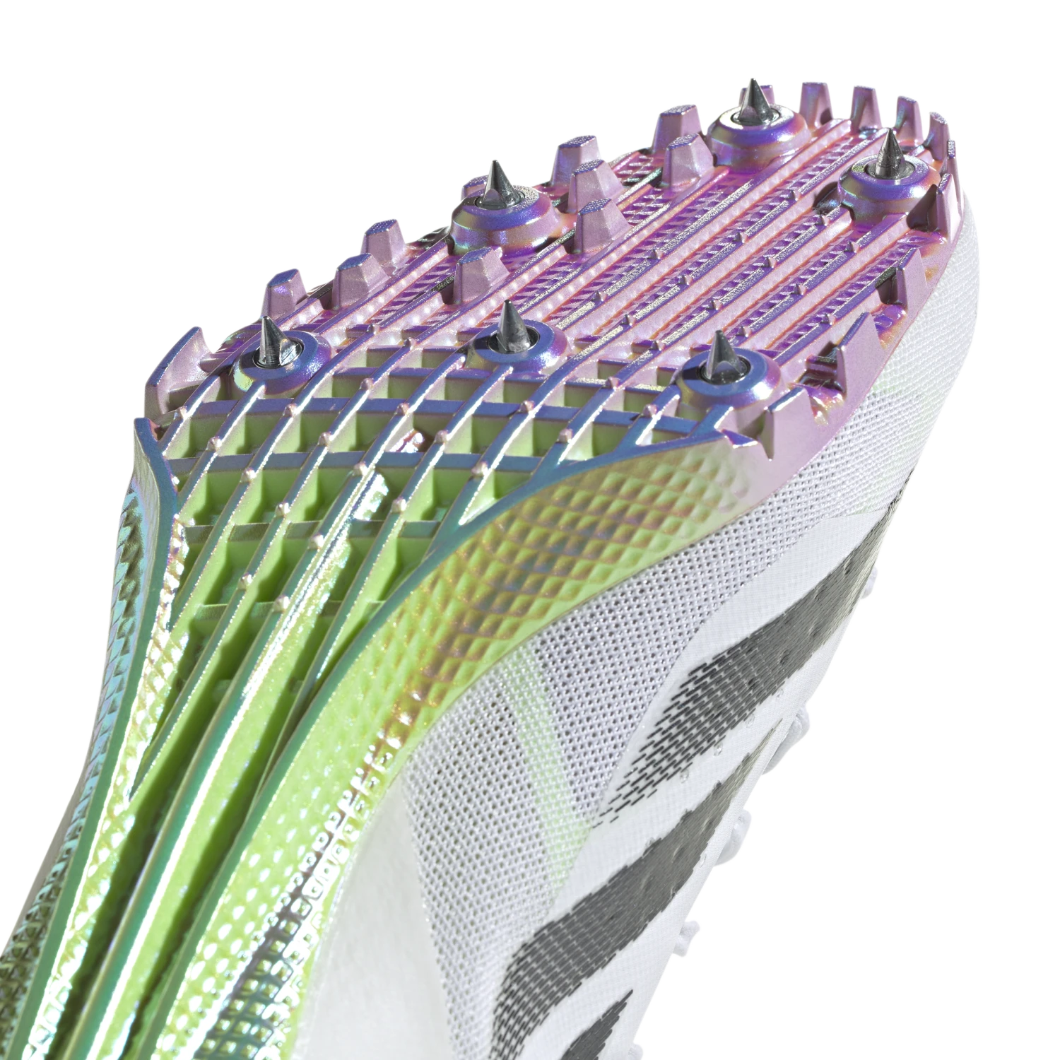 ADIDAS Unisex Adizero Finesse (Cloud White/Core Black/Green Spark) 6 ADIDAS Unisex Adizero Finesse (Cloud White/Core Black/Green Spark) - Image 6