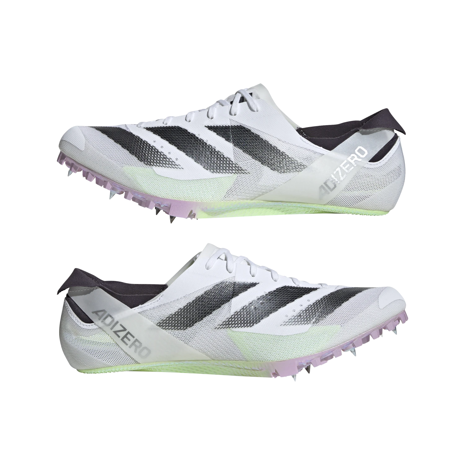 ADIDAS Unisex Adizero Finesse (Cloud White/Core Black/Green Spark) 3 ADIDAS Unisex Adizero Finesse (Cloud White/Core Black/Green Spark) - Image 3