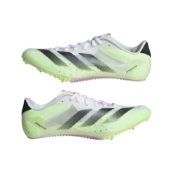 ADIDAS Unisex Sprintstar (Cloud White/Core Black/Green Spark) -TCRunning Shop IG7446 8 FOOTWEAR Photography MirroredPairView transparent