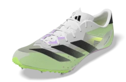 ADIDAS Unisex Sprintstar (Cloud White/Core Black/Green Spark) -TCRunning Shop IG7446 9 FOOTWEAR 3D Rendering SideLateralLeftView transparent