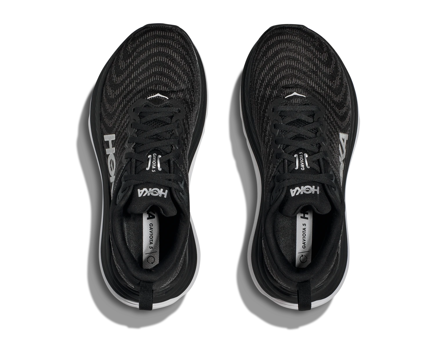 Hoka Men's Gaviota 5 (BWHT - Black/White) 5 Hoka Men's Gaviota 5 (BWHT - Black/White) - Image 5