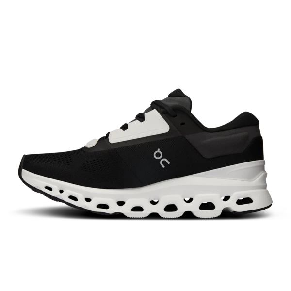 On Women’s Cloudstratus 3 (Black/Frost) 2 On Women’s Cloudstratus 3 (Black/Frost) - Image 2