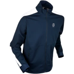 Men's Davos Performance Softshell Training Jacket - Navy Blue