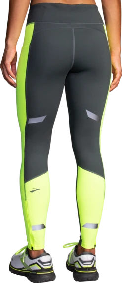BROOKS Women’s Run Visible Thermal Tight (044 - Asphalt/Nightlife) -TCRunning Shop IMG 4302