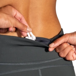 BROOKS Women’s Run Visible Thermal Tight (044 - Asphalt/Nightlife) -TCRunning Shop IMG 4304