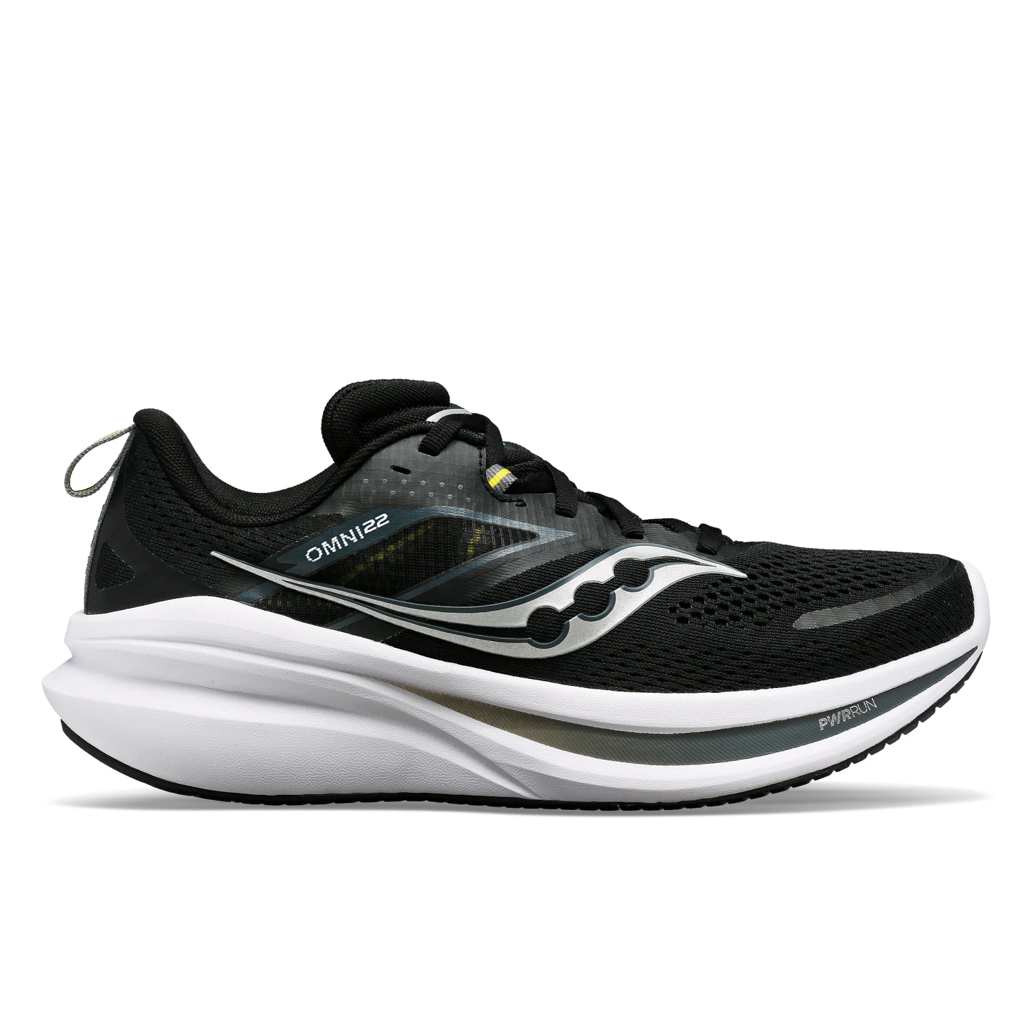 Saucony Men’s Omni 22 (100 - Black/White) 1 Saucony Men’s Omni 22 (100 - Black/White)